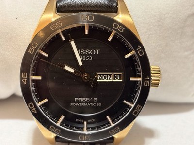 Tissot PRS 516 POWERMATIC 80 Men's Black And Rose Watch - T1004303605100