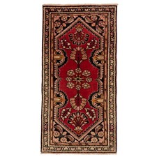 Lilian 120x60 Handgeknüpfter Orientteppich Orient Carpet Rug Läufer