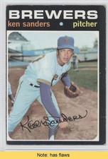 1971 Topps Ken Sanders #116 READ 0x3