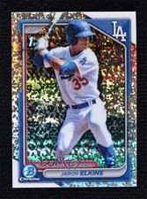 2024 Bowman Chrome Prospects Mini-Diamond Refractor Jaron Elkins #BCP-106 4k8