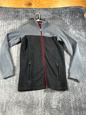 Columbia Steens Mountain II Fleece Jacket Boys XL Black Gray Everyday Outdoor