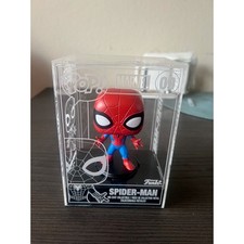 EXCLUSIVE Spider-man Funko Pop Die Cast #09 Marvel Comics Red Suit Stan Book Lee
