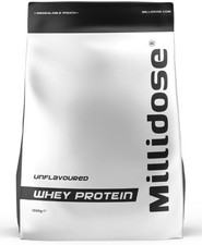 Millidose Whey Protein 1kg Unflavoured New & Sealed BBE:06/2026 22.99 per kilo