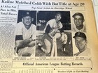 1955 Al Kaline Wins Batting Title Sporting News Copy-Vg to Excellent  — photo 2