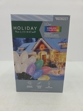 Holiday Living 10 Ct C9 LED 9Ft Color Changing Multcolor Christmas String Lights