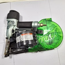 Hitachi NV50AP3 2” Coil Nailer Gun With Plastic Capper Used Working