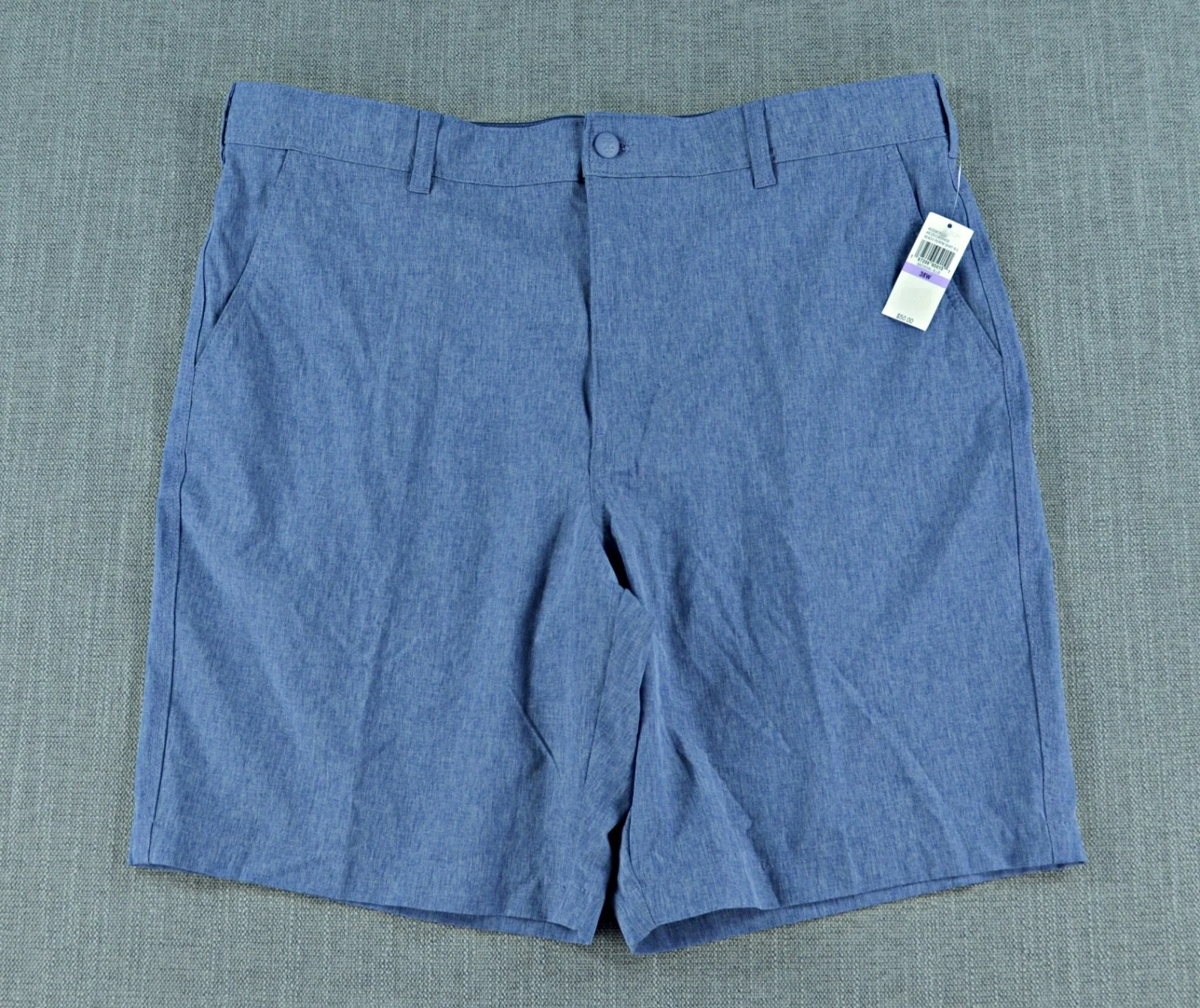 IZOD Shorts Men's 38 Blue Hybrid Performance Stretch Quick Dry NWT