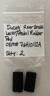 2-1994-12 Ducati Superbike Oem Rear Brake Lever/Pedal Rubber Pads #76410112A #S9