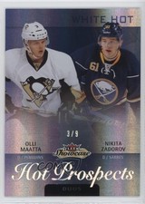 2013 Fleer Showcase Prospects Duos White Hot 3/9 Olli Maatta Nikita Zadorov 0c3
