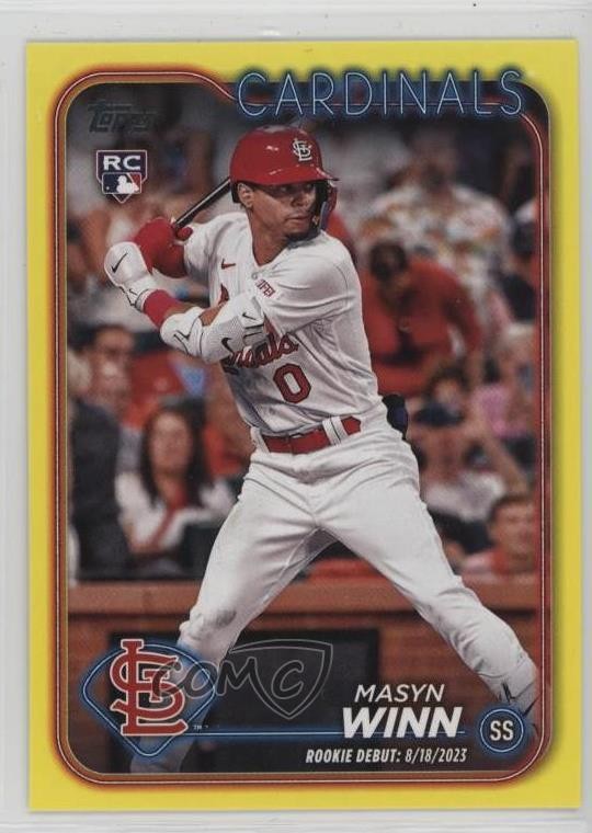 2024 Topps Update Rookie Debut Yellow Masyn Winn #US272 Rookie RC