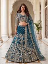 LEHENGA CHOLI INDIAN BOLLYWOOD WEDDING PARTY PAKISTANI WEAR READYMADE