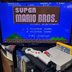 Nintendo New Famicom Console HVC-101 W/Controller AC Adapter AV Cable Used JP