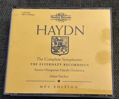CD: HAYDN - THE COMPLETE SYMPHONIES THE ESTERHAZY RECORDINGS ADAM FISHER (2009)