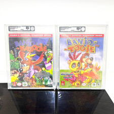 Banjo Kazooie & Banjo Tooie Official Strategy Guide Bundle -Brand New VGA Graded