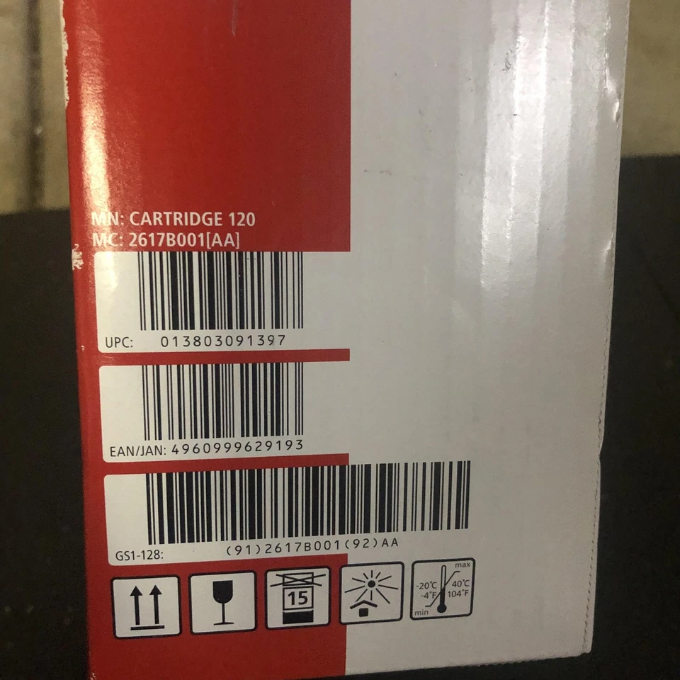 Cartucho de tóner negro Canon 120 genuino OEM imageCLASS D1100 Series 2617B001AA Foto 3 de 4