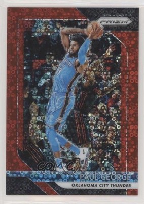 2018-19 Panini Prizm Fast Break Red Prizm 74/125 Paul George #49 s3g