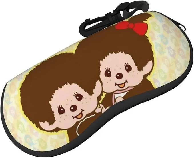 Monchhichi Glasses Case, Eyeglasses Case, Sunglasses Case, Hard, Compact - Image 2 of 4