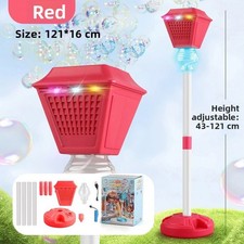 Automatic Streetlight Bubble Machine with Color-Changing LEDs and Music Feature