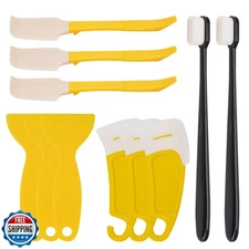YIBECO 11pcs UV Resin 3D Printer Must-Have Tools, Scrapers, Silicone Spatulas