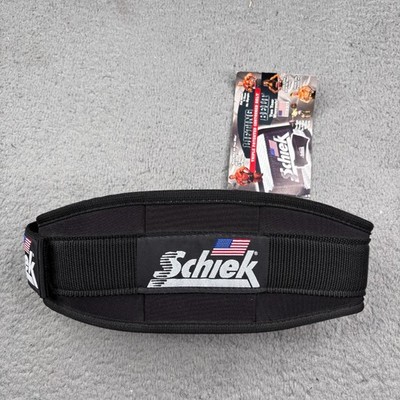Schiek Model 2004 Weightlifting Belt Adult XS Black Nylon Gym Training NEW NWT