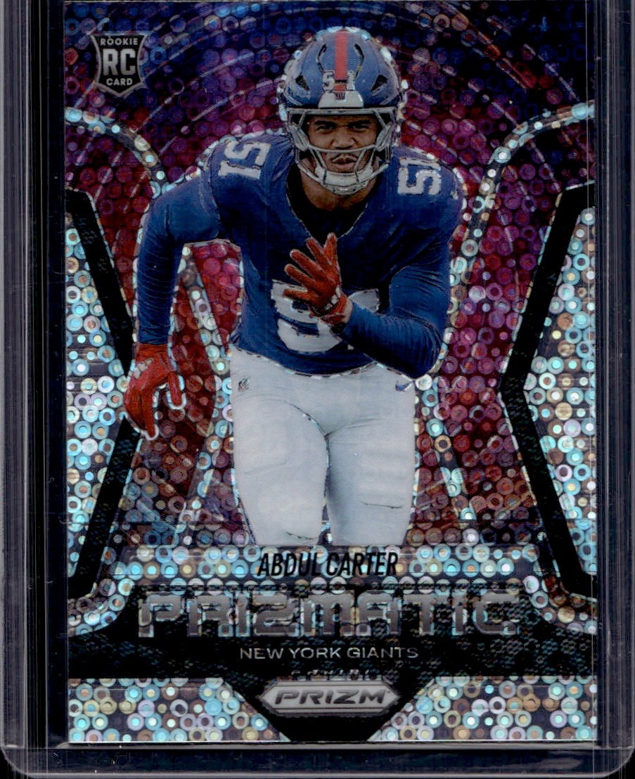 2025 Panini Prizm- Prizmatic- No Huddle Prizm- Abdul Carter #10 (RC)