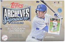 2020 Topps Active Archives Signature Series Baseball Hobby Box English Factory S