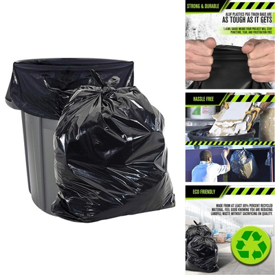 #ad Aluf Plastics 45 Gallon 1.4 Mil Black Heavy Duty 40 X 46 For $55.31