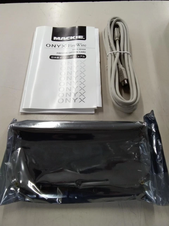 MACKIE ONYX FIREWIRE I/O CARD FireWire Audio Interface Tested & Works 3203 - Image 3 of 4