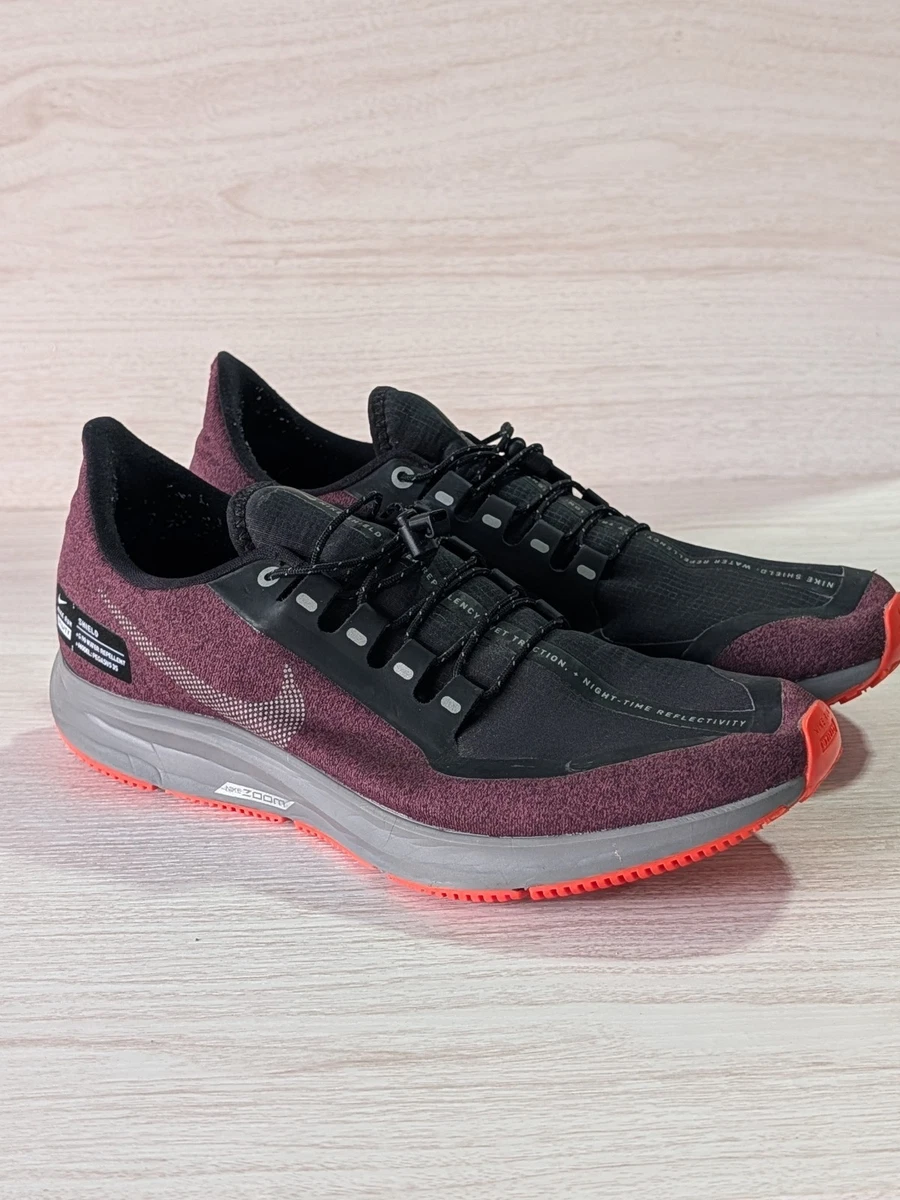 Nike Air Zoom Pegasus 35 Shield Black Red for Sale | Authenticity