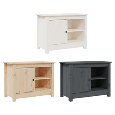TV-Schrank Lowboard TV-Möbel Schrank Fernsehtisch 70x36,5x52cm Massivholz Kiefer