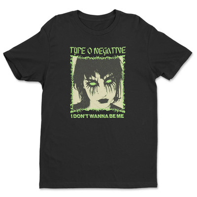 Hot Type O Negative I Don't Wanna Be Me Unique Black T- Shirt All Size S075