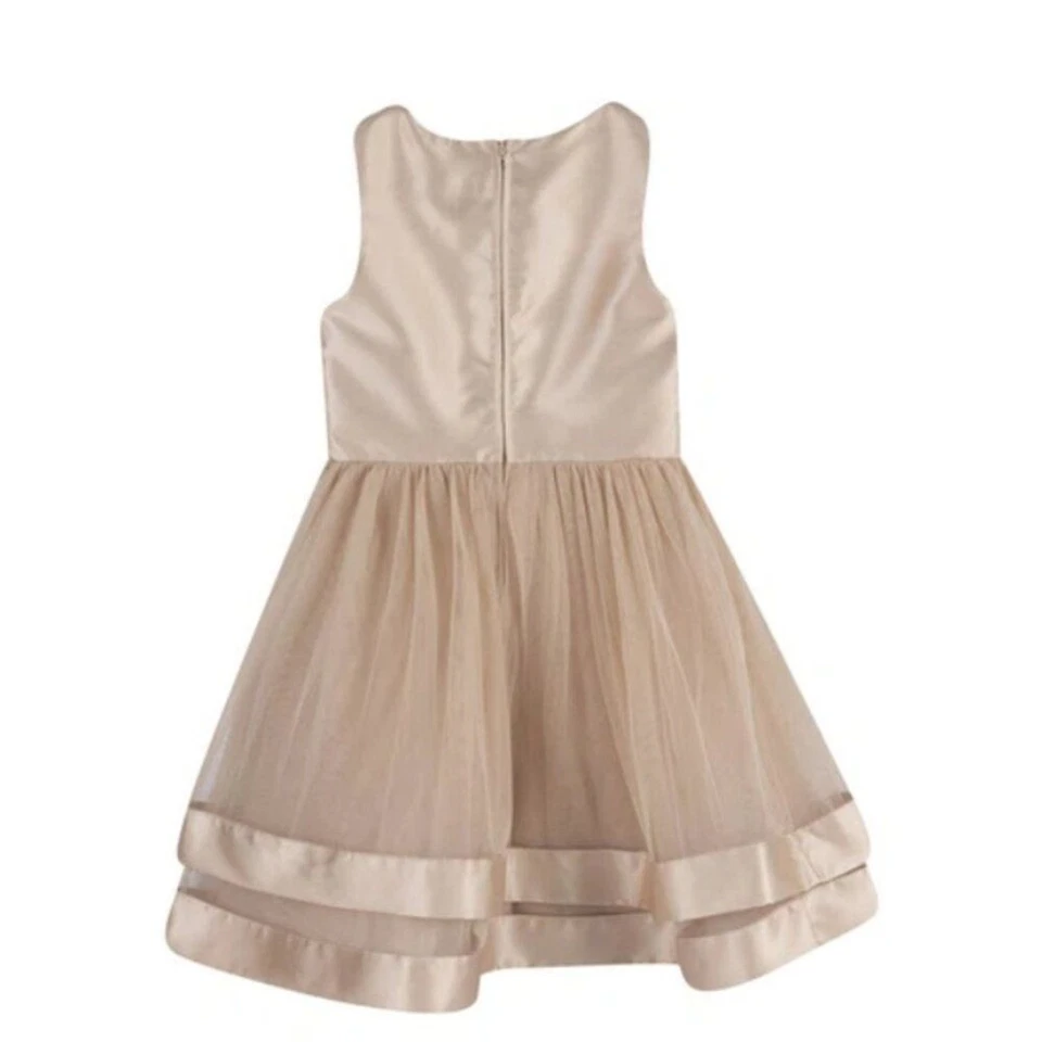 Speechless Girls Formal Dress Size 7 Champ Sleeveless Bow Satin Wedding - Image 2 of 4