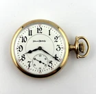 Illinois Sangamo Antique Mechanical  21J   16s   1844465 Pocket Watch RUNS!