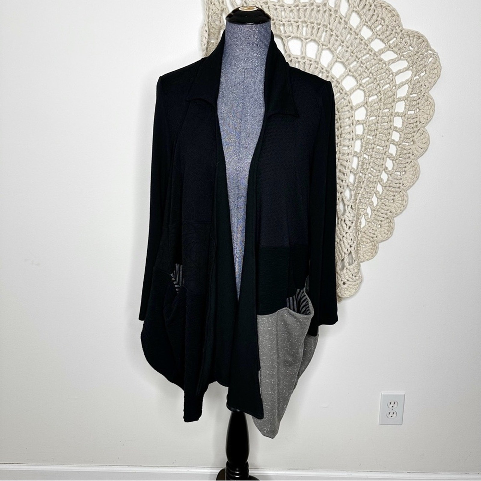 Alembika Oversized Waterfall Patchwork Lagenlook … - image 1