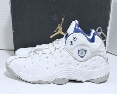 Nike Air Jordan Jumpman Team II White/Hyper Royal Sneakers 819175-114 (Men's 10)