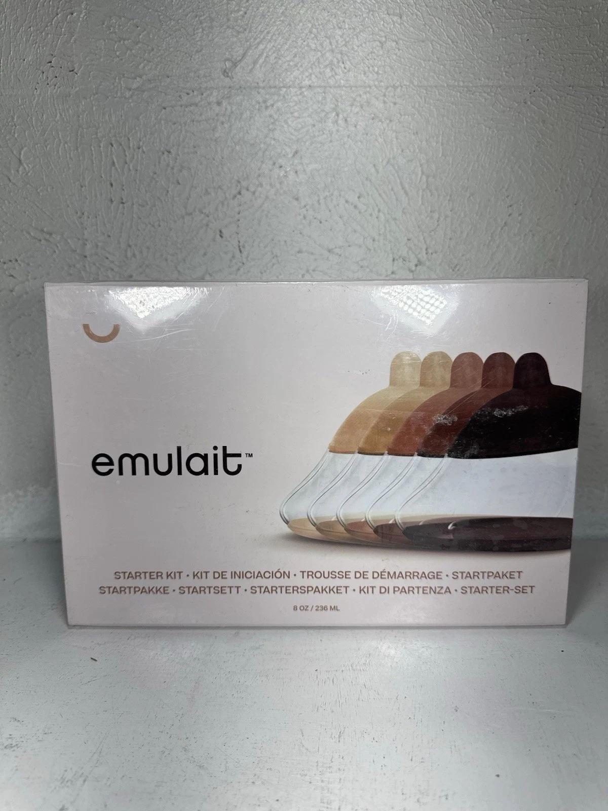 *Emulait Starter Kit Baby Bottle Set 8oz./236ml New In Box & Sealed