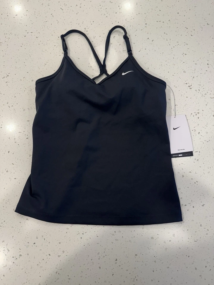 Camiseta sin mangas de tenis para mujer Nike Indy extra pequeña - Nueva con etiquetas Foto 2 de 4