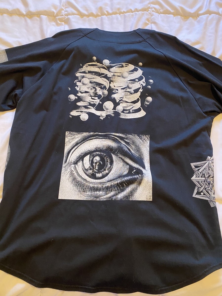 ??SS17 MC Escher Supreme Baseball Jersey Brand New Without Tags 