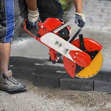 2-stroke Gasoline Powered Demolition Concrete Cutter Circular Saw w/ Saw Blade