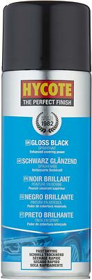 Hycote Farbsprühfarbe Aerosol XUK0272 schwarz glänzend 400 ml x 10 schnelltrocknend