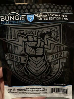 Bungie 30th Anniversary 3 Piece Set Collectible Pins Destiny 2 SEALED