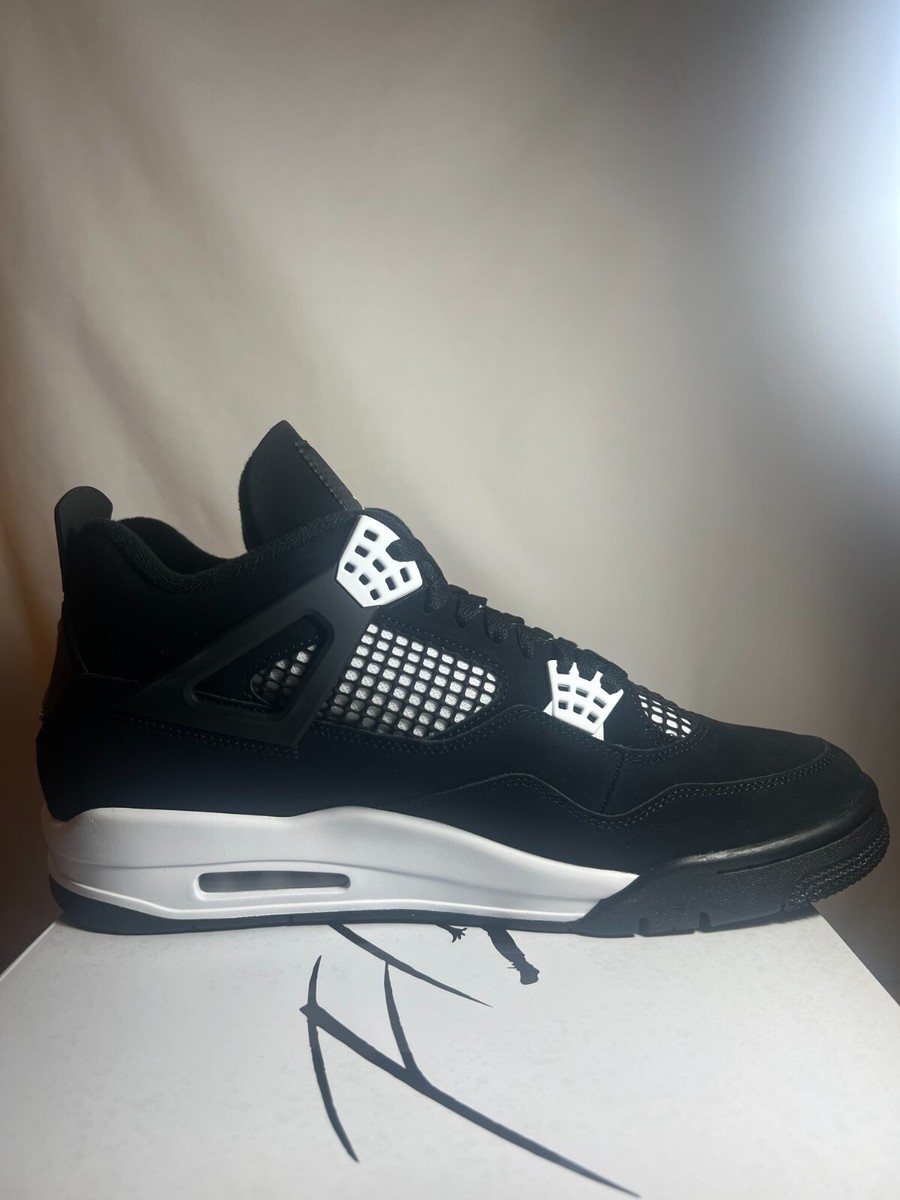 Nike Air Jordan 4 Retro White Thunder FQ8138-001 Men Size Nike Air Jordan 4 Retro White Thunder FQ8138-001 Men Size