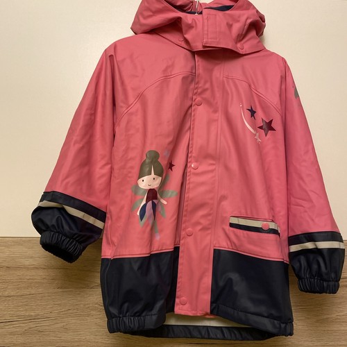 Tolle gefütterte Regenjacke von Sterntaler in Größe 110 - rosa - Top Zustand