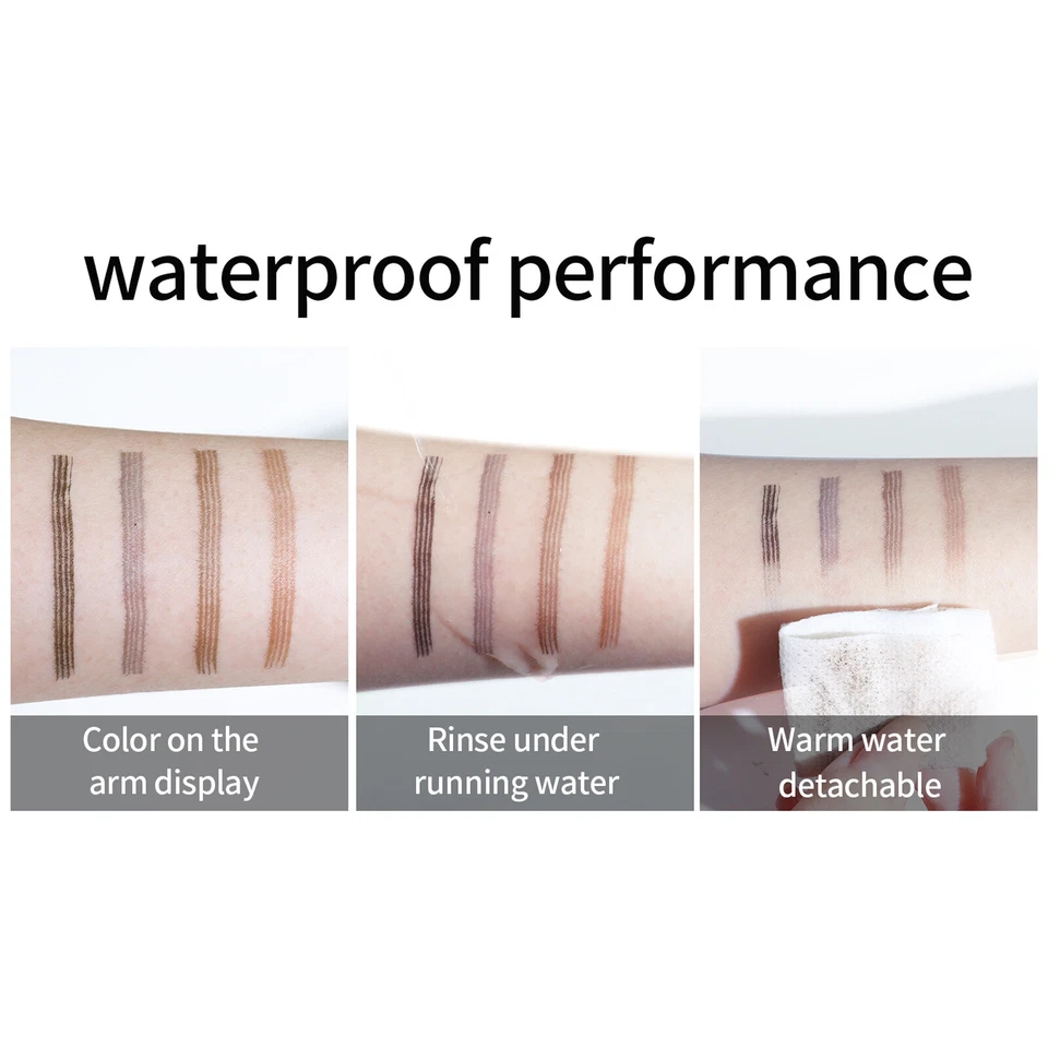 2 Color Eyebrow Pencil 4 Point Eye brow Microblading Pen Long-Lasting Waterproof - Image 4 of 4