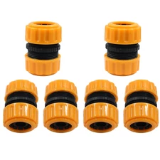 6 Sets 3/4" or 5/8" Garden Hose Repair Kit Hose Pipe Connector Water Hose