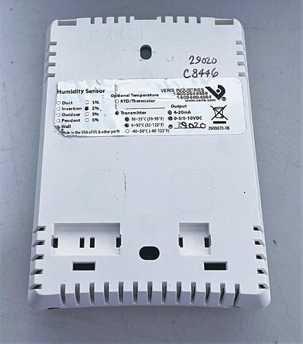 Veris Industries 2% Humidity Sensor Wall Transmitter Z000070-0B Z000070-DB - Picture 4 of 5