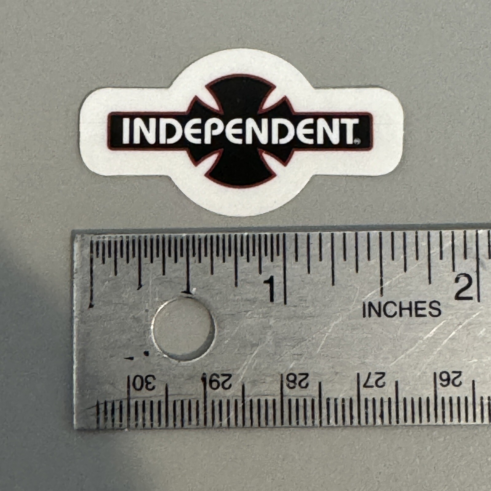 Mini Independent Truck Company Cross Skateboard Sticker Decal 1.5"