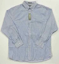 NewMens Daniel Cremieux Signature Performance Stretch Button-Front Shirt Size XL