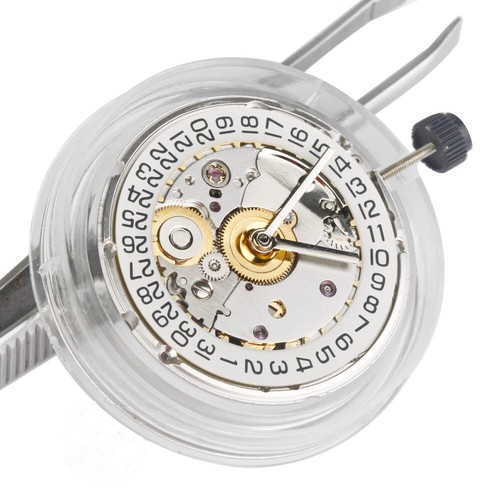 White/Gold Retro Clone 25 Jewels Automatic Watch Movement For ETA 2824 2824-2 H - Picture 22 of 22
