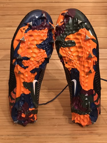 Nike ALPHA Football Cleats, Orange Purple Black White, Men’s 16 - Picture 3 of 12